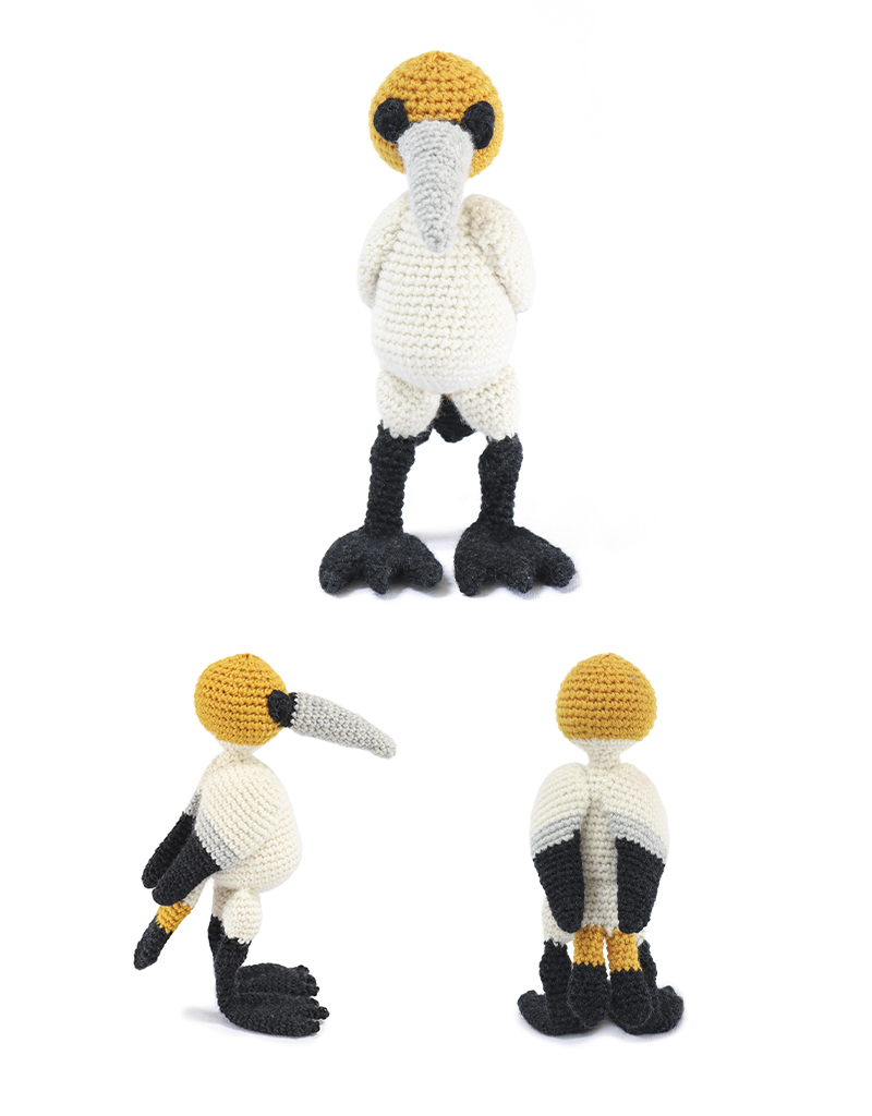 toft ed's animal suck the pelican amigurumi crochet